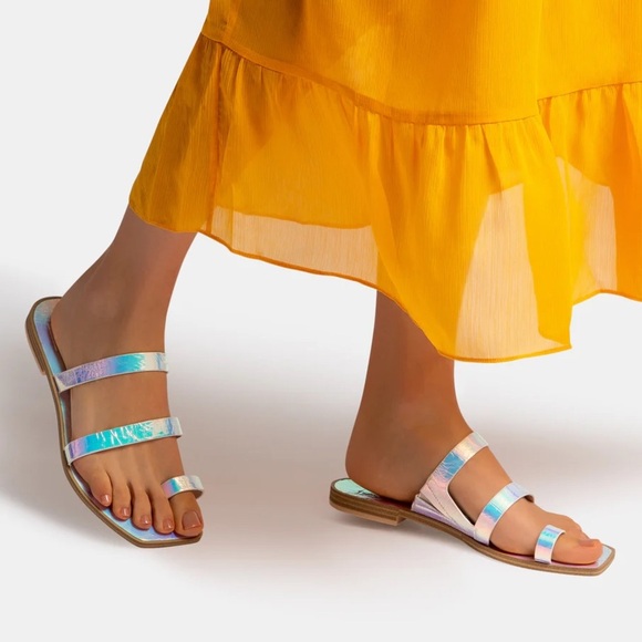 Dolce Vita Isala Sandals Iridescent Size 9 - Picture 1 of 8